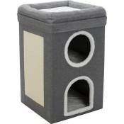 Cat Tower Saul. 39 x 39 x 64 cm. couleur gris. - Trixie - TR-44433