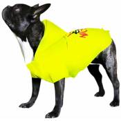 Croci - Taille 25 cm: Be Cool Capuche jaune fluo pour chiens