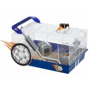 Ferplast - dragster Cage pour hamsters avec agencement style Dragster. Adhésifs inclus.. Variante dragster - Mesures: 50 x 35 x h 25 cm - Blanc