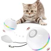 XVX - Jouets pour chats pour chats d'intérieur, balle interactive pour chat avec lumière led Jouets pour chats Jouet idéal pour Chats Divertissement