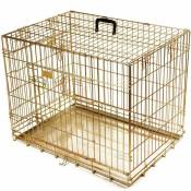 Cm 61x45x53,5 h cage: Cages métalliques pliantes pour