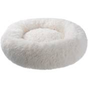 Petstuff - Coussin rond pour chien Donut, antidérapant, moelleux, lavable, choix de couleurs et de tailles, beige, ø 120 cm