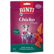 3x80g Chicko Plus Triangles à l'ail RINTI - Friandises pour Chien