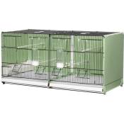 Cage D'élevage Oiseaux Pliable Et Démontable 90 Cm