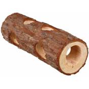 Tube tunnel, souris, en bois d'écorce ø 7 × 20 cm