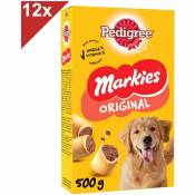 Pedigree - Markies Biscuits fourrés pour chien 12x500g