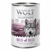 12x400g Wild Hills, canard Wolf of Wilderness - Pâtée