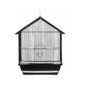 Cage à Oiseaux Cage à Canaris Couleurs Assorties 45x28x34 Forme Maison
