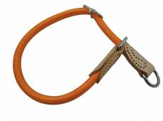 Croci Collier Tubulaire pour Chien Orange 10x400 mm