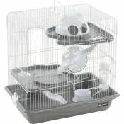 Flamingo Pet Products - Cage pour Hamster Binky grise
