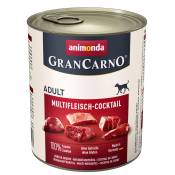 Lot animonda GranCarno Original 24 x 800 g pour chien - cocktail multi-viandes