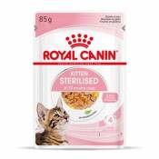 12x12x85 gr Royal Canin Kitten Sterilised Gélatine