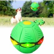 Serbia - balle verte à six lumières) Jouet pour animal de compagnie Frisbee Ball, jouet pour chien, jouet pour chien, jouet pour chien, balle de