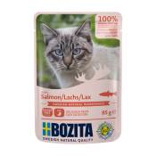12x85g Bozita Bouchées en sauce saumon - Sachet pour chat