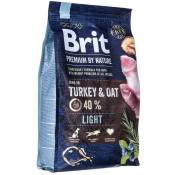 Brit Premium by Nature Light - nourriture sèche pour chiens - 3 kg