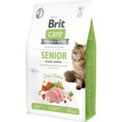 Brita - brit Care Grain-Free Senior Weight Control - nourriture sèche pour chats - 2 kg