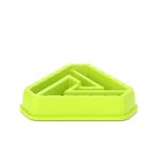 Ensoleille - Bol pour animaux de compagnie en plastique antidrapant triangle slow food anti touffement slow food bowl(vert)