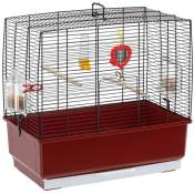 Rekord 3 Cage pour canaris et autres petits oiseaux. Variante - Mesures: 49 x 30 x h 48.5 cm - Noir - Noir - Ferplast