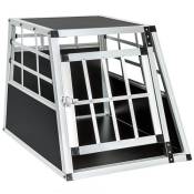 TecTake Cage de transport pour chien simple dos droit - 54 x 69 x 50 cm