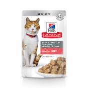 12x85g saumon Young Adult Sterilised Cat Hill's Science