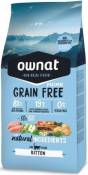 Croquettes Chaton - Ownat Grain Free Prime Dinde & Poulet sans céréales 1kg