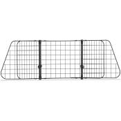 Relaxdays - grille de séparation pour chien voiture, barrière universelle, largeur réglable, h x l 40 x 92-157 cm, noir