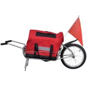 Remorque de vélo à une roue avec sac de rangement - Fimei
