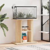 Support pour aquarium ch�ne sonoma 60x30x60cm bois