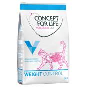 3kg Veterinary Diet Weight Control Concept for Life VET - Croquettes pour chat