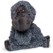 Animallparadise - Jouet peluche gorille gris 27 cm