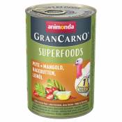 6x400g Adult Superfoods dinde, blettes, cynorrhodon,