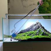 Aquarium électrique Nettoyeur de sable et de gravier Réservoir à poissons Aspirateur Changement d'eau