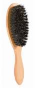 Brosse en Poils Naturels Foncés pour Cheveux Longs et Courts 5x21 cm