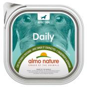 Lot Almo Nature Daily 18 x 300 g pour chien - dinde,