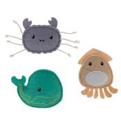 Lot de jouets TIAKI Ocean Gang avec menthe à chat