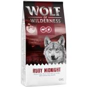 Lot Wolf of Wilderness 2 x 12 kg - sans céréales - Ruby Midnight bœuf, lapin