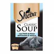 Sheba Classic Soup - Lot de 12 Paquets de 48 sachets