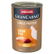 24x400g Adult Single Protein pur poulet Animonda GranCarno - Pâtée pour chien