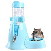 Distributeur d'eau Bouteille Automatique pour Animaux de Compagnie pour Hamsters Rats Guinées Furets Lapins Petits Animaux (80ML, Bleu) - yellow