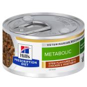 Hill’s Prescription Diet Metabolic Mijoté poulet pour chat - 48 x 82 g