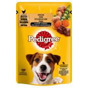 Multipack Pedigree pour chien 40 x 100 g + 8 x 100 g offerts ! - Adult : poulet en sauce (24 x 100 g)