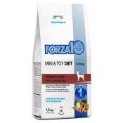1,5kg FORZA10 Mini & Toy Diet agneau & riz nourriture pour chien sec