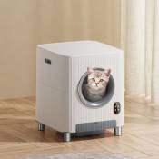 Bac à litière intelligent pour chat avec surveillance