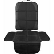 Jalleria - Protection de siège voiture - pour siège auto - protection siege arriere voiture enfants haut de gamme - compatible isofix (noir)