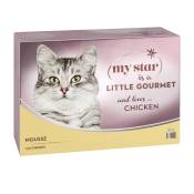 48x85g My Star is a little Gourmet Mousse poulet -