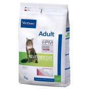7kg Virbac Veterinary HPM Adult Neutered - Croquettes pour chat