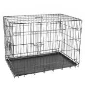 Cage métallique et pliable Jeobest pour chiens