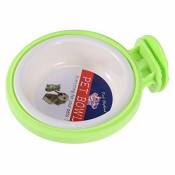 Dog Crate Bowls No Spill-Amovible Water Food Feeder