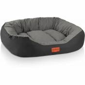 SABA PREMIUM lit pour chien, fabriqué en matériau durable, canapé pour chien avec côtés, oreiller ovale pour votre animal, canapé pour chien:XL,
