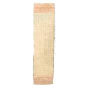 Trixie - Griffoir avec peluche, tapis sisal/peluche, catnip 15 × 56 cm, naturel/beige